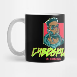 Cyberpunk Future Is Here 2077 Mug